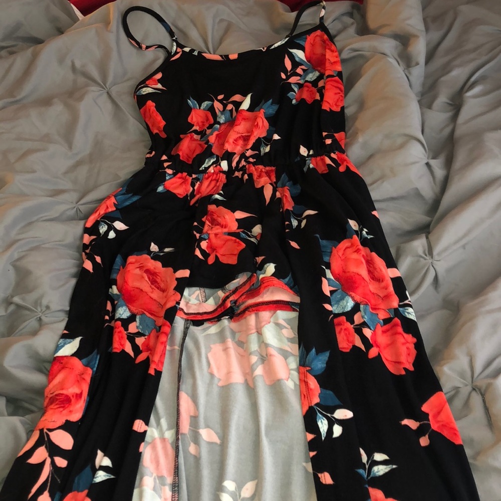 Black and Red Romper